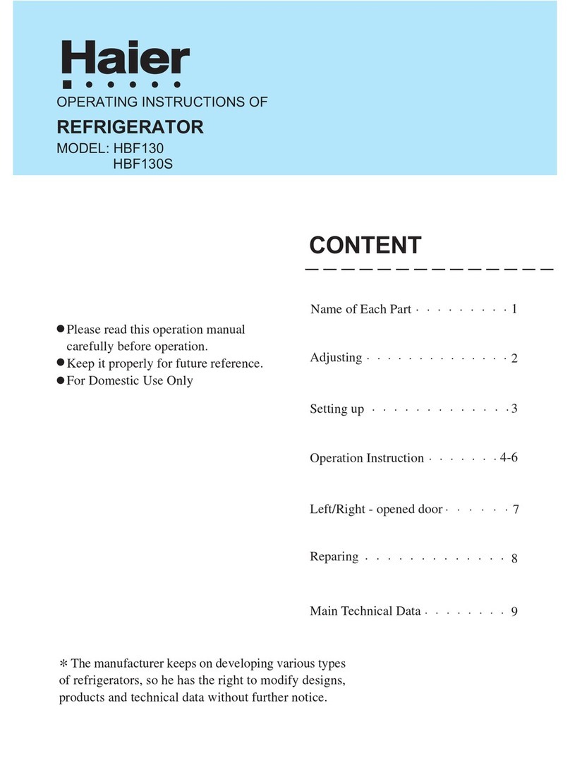 Haier HBF130 Manuel utilisateur