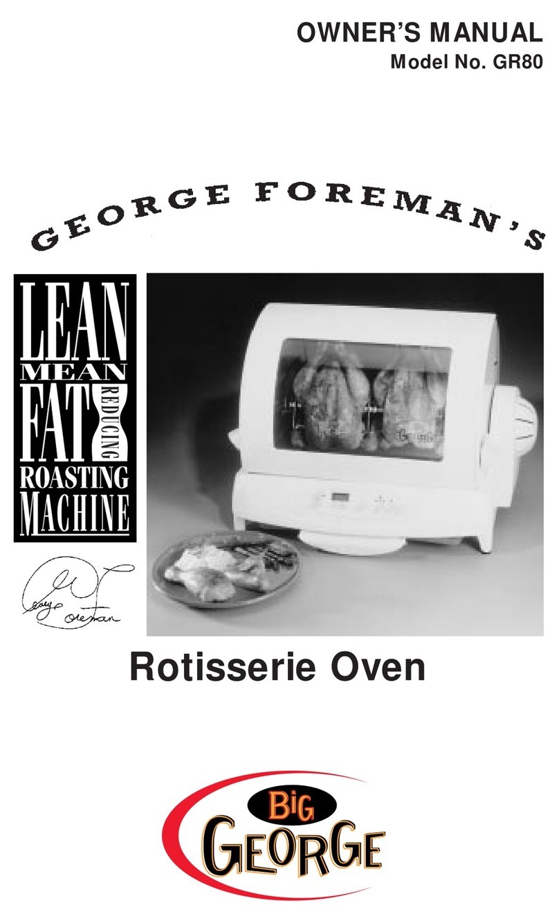George Foreman GR80 Manuel utilisateur