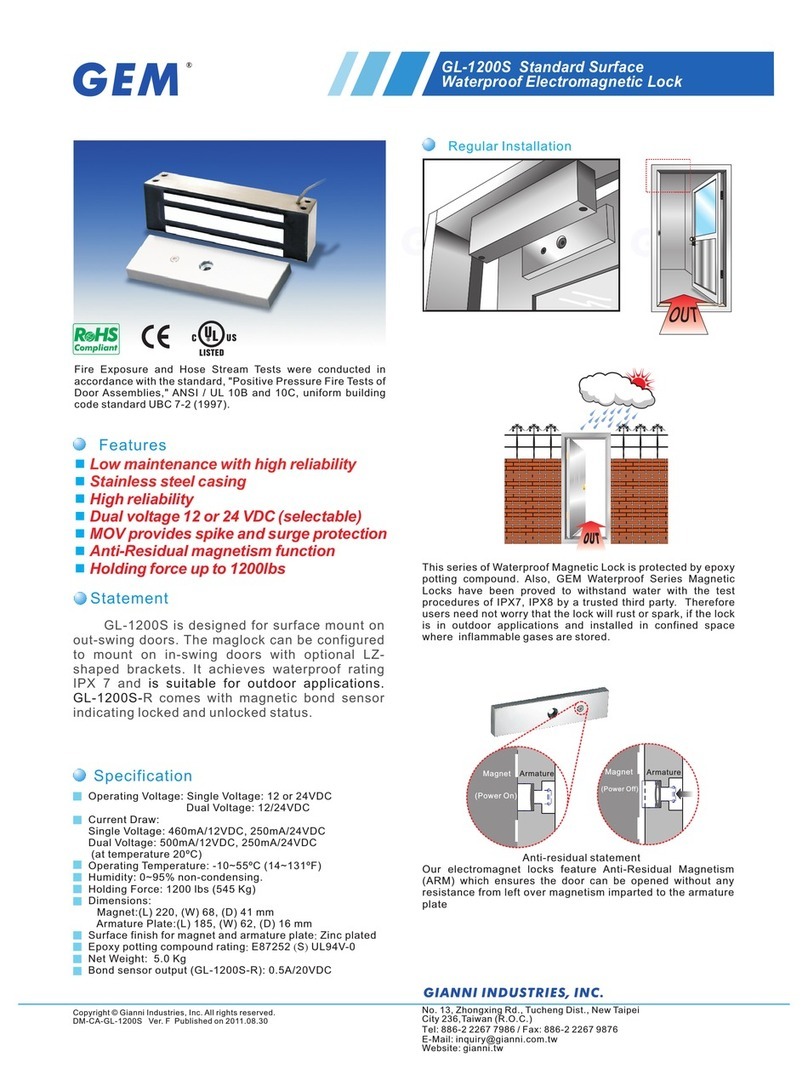 GEM GL-1200S Manuel utilisateur