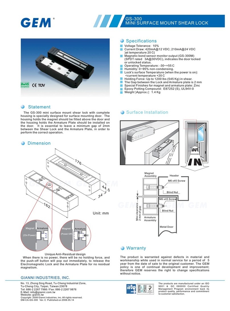 GEM GS-300 Manuel utilisateur