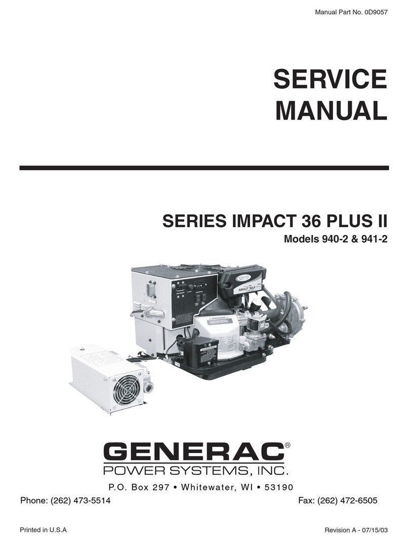 Generac Power Systems 941-2 Manuel utilisateur Generac Power Systems 941-2 Manuel utilisateur