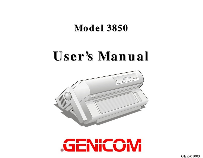 Genicom 3850 Manuel utilisateur