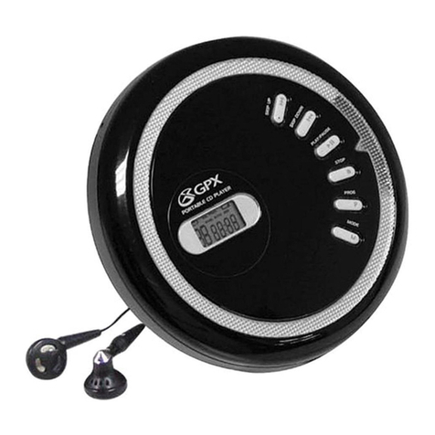 GPX PC108B Manuel utilisateur