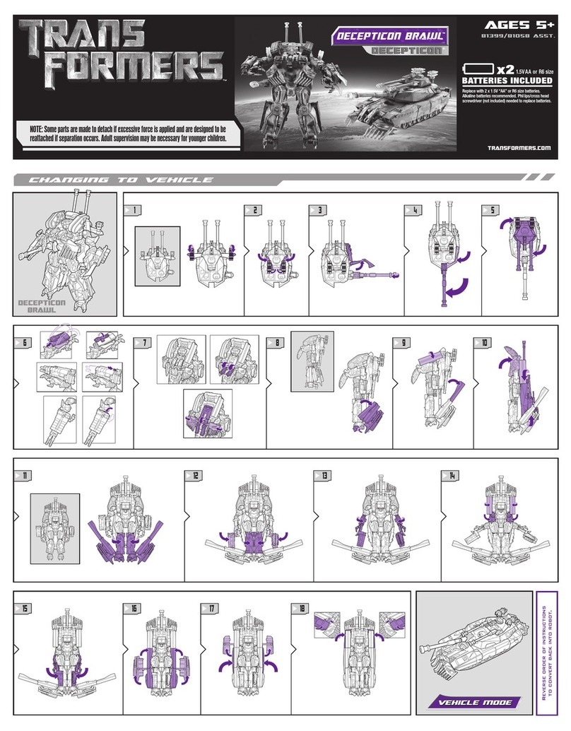 Hasbro Transformers 81058 Manuel utilisateur
