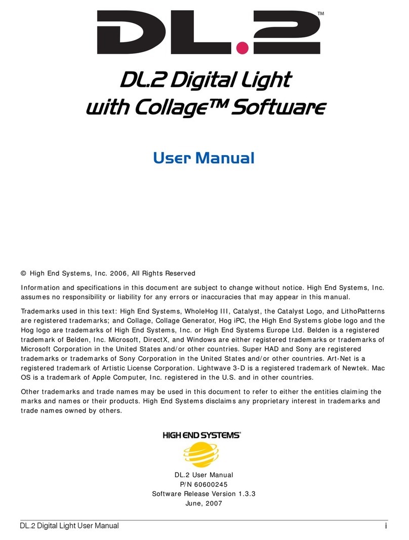 High End Systems DL.2 Manuel utilisateur