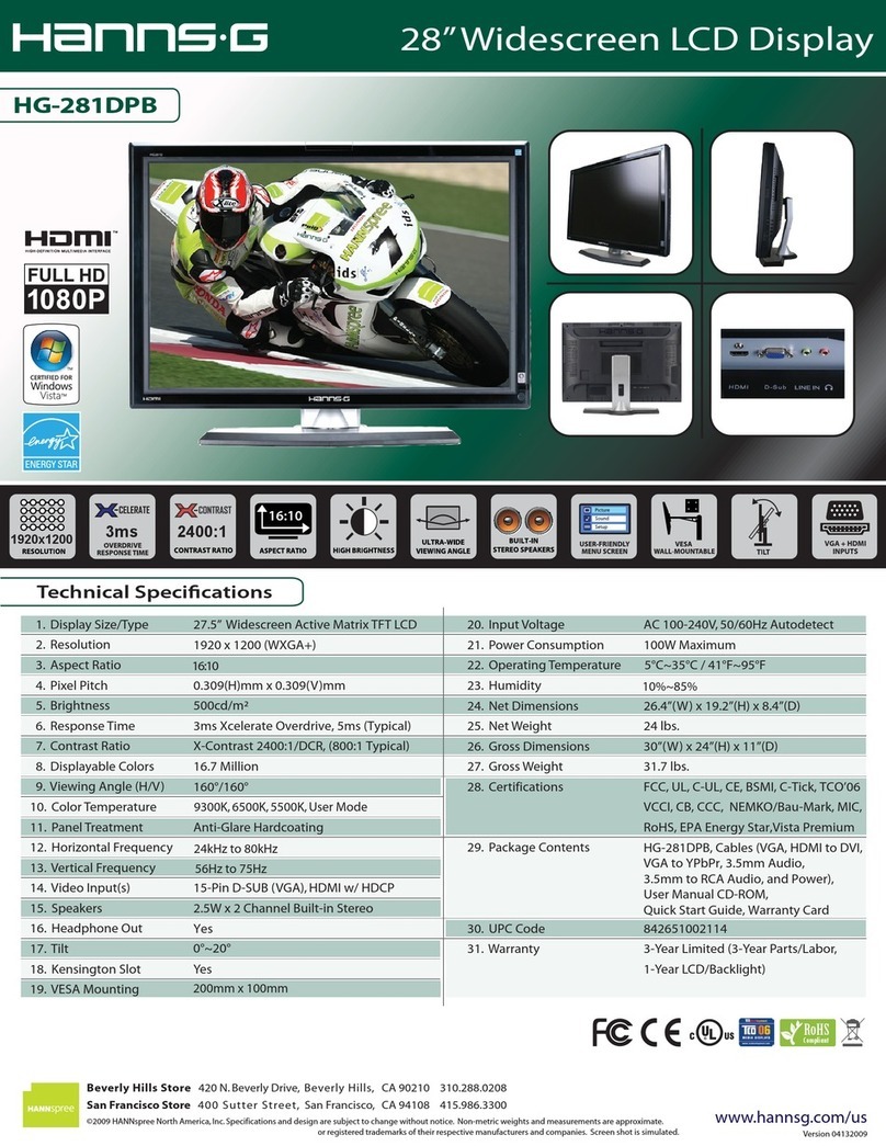 Hanns.G HG-281DPB Manuel utilisateur