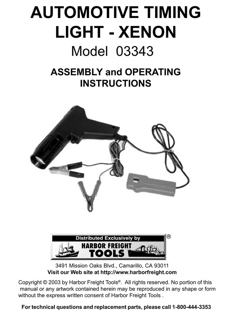 Harbor Freight Tools 3343 Manuel utilisateur