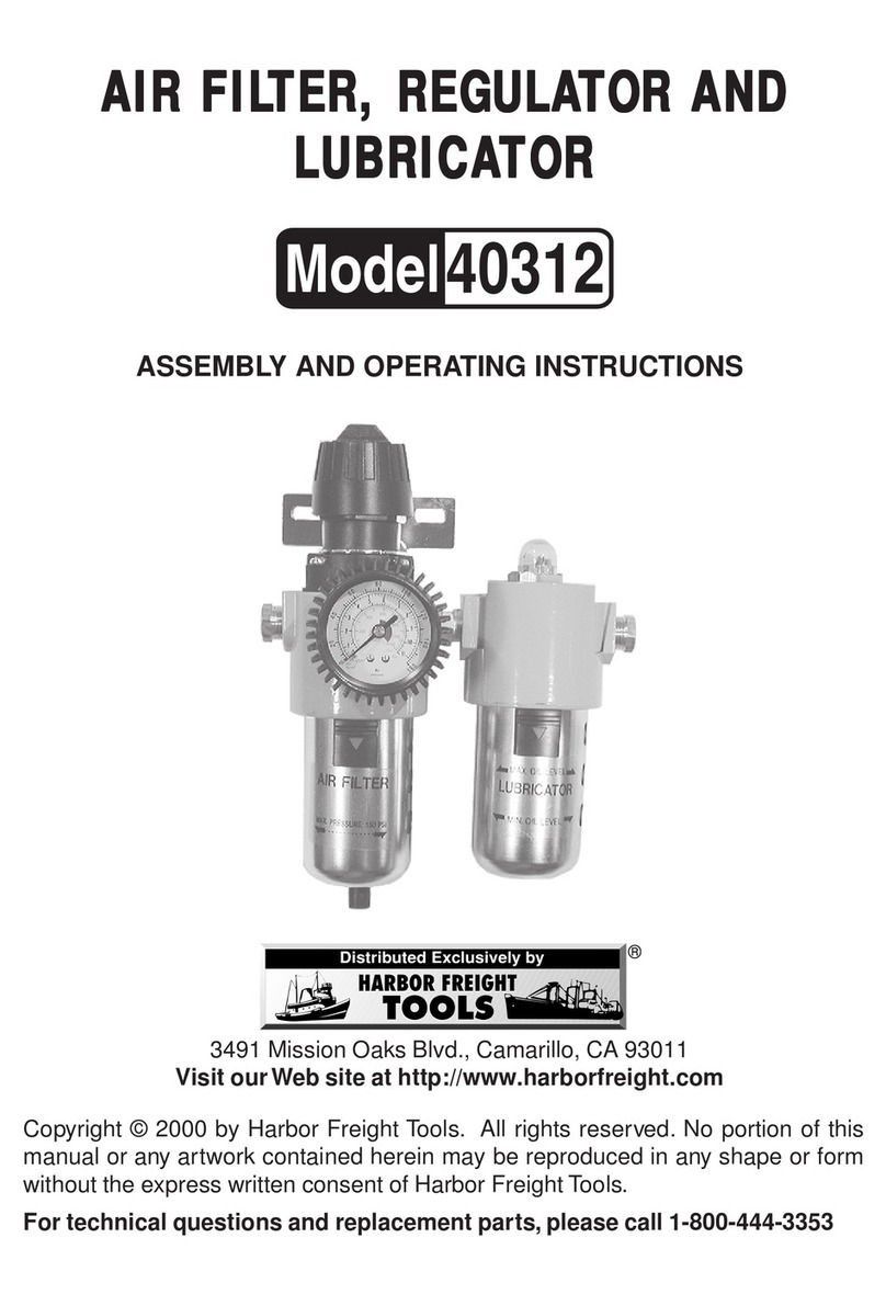 Harbor Freight Tools LUBRICATOR 40312 Manuel utilisateur