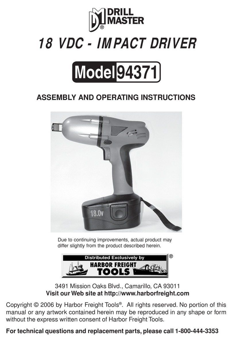 Drill Master 94371 Manuel utilisateur Drill Master 94371 Manuel utilisateur