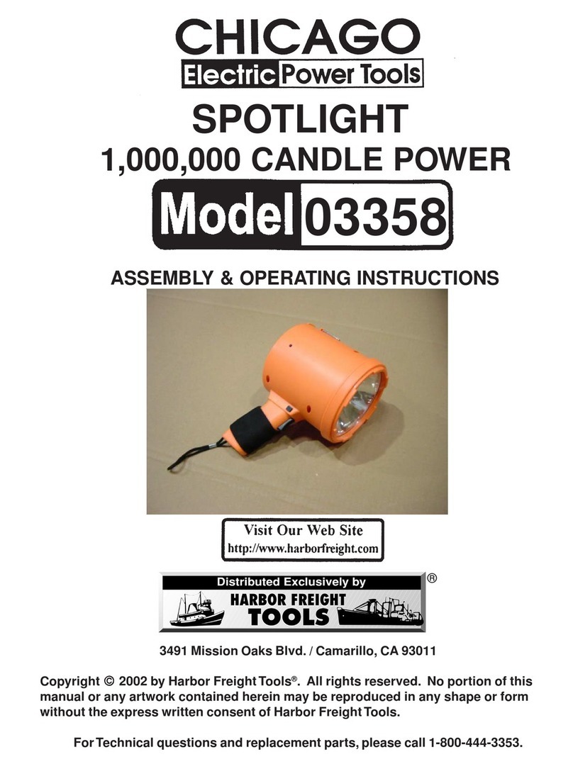 Chicago Electric 3358 Guide de référence rapide