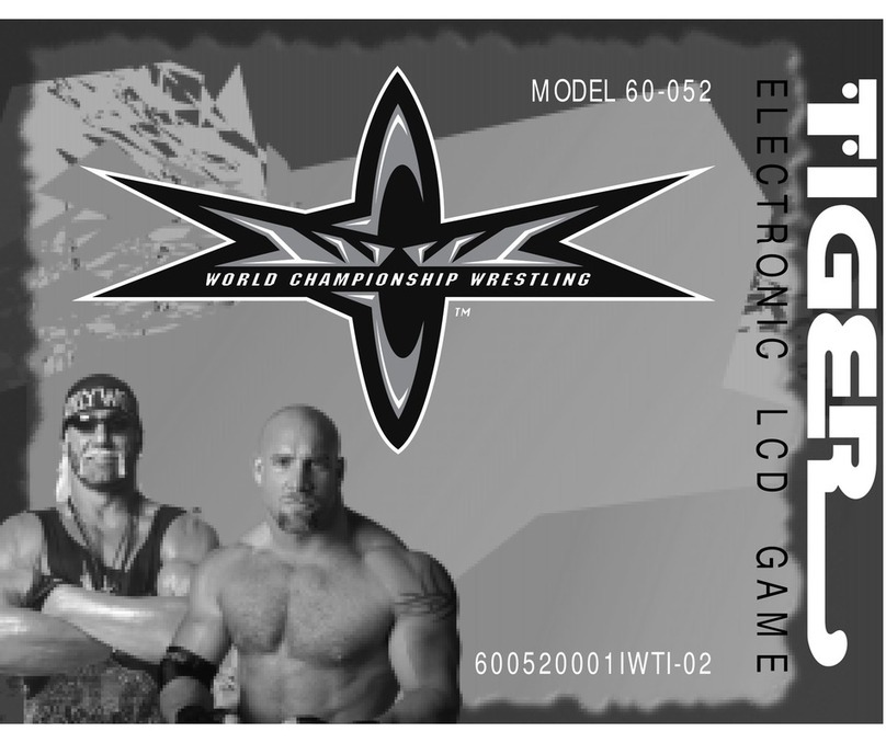 Tiger Electronics Electronic LCD Game 60-052 Manuel utilisateur