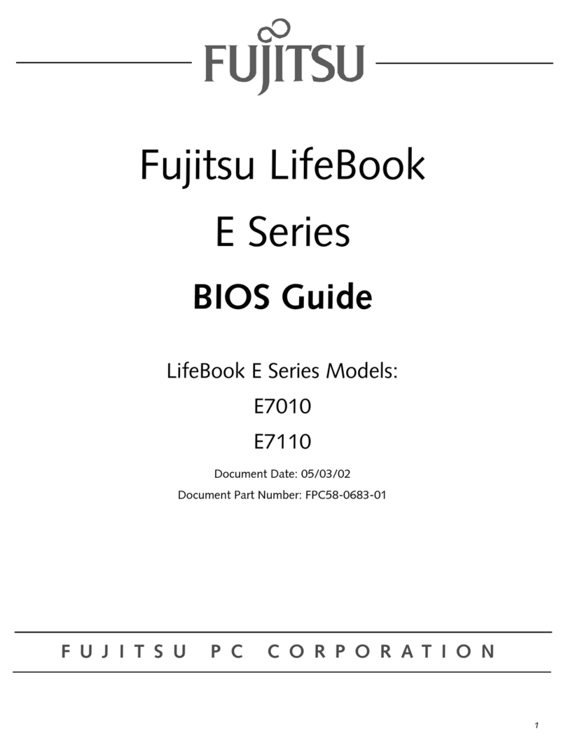 Fujitsu LifeBook E7010 Manuel