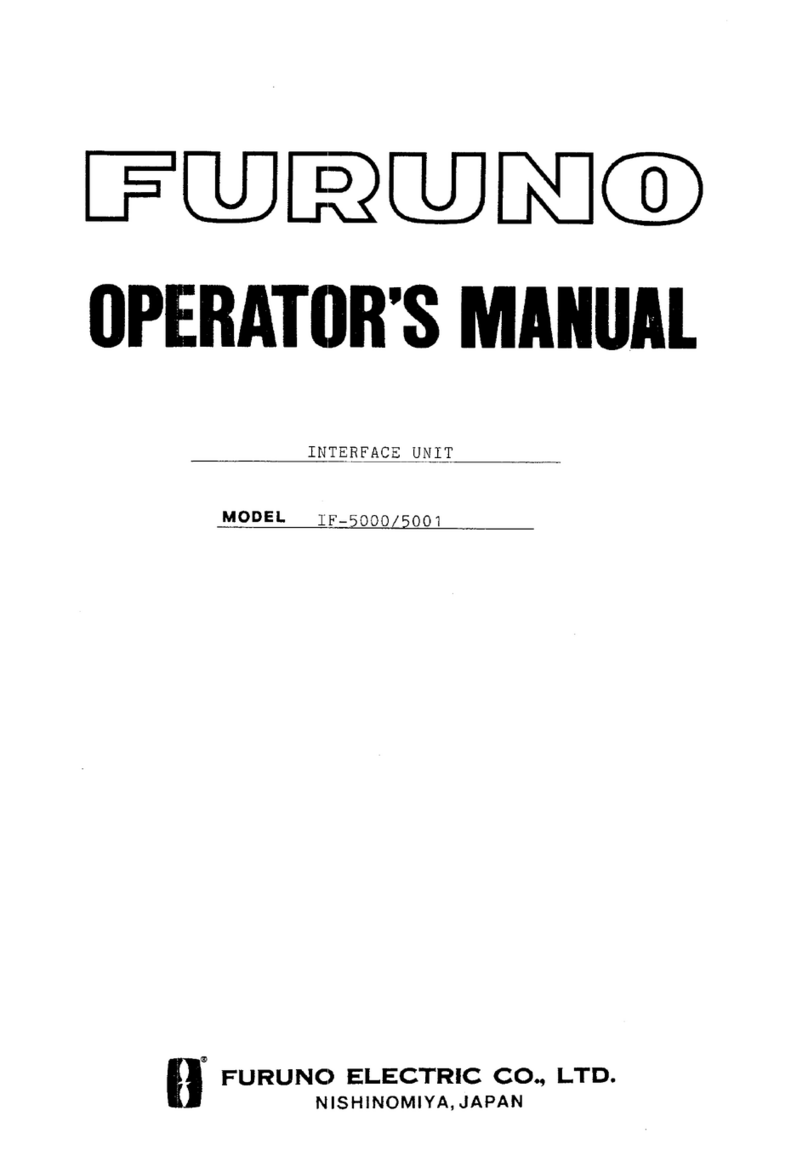 Furuno Interface Unit IF-5000/5001 Manuel utilisateur