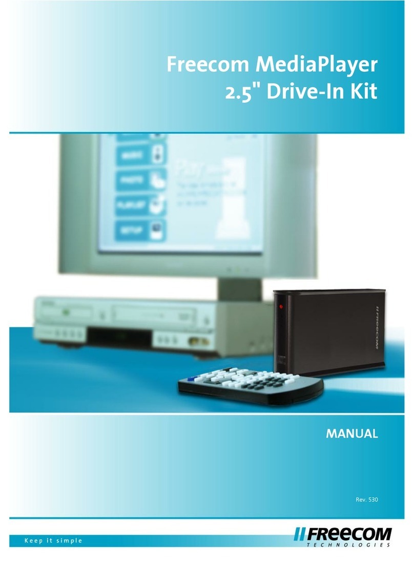 Freecom Multimedia Player Manuel utilisateur Freecom Multimedia Player Manuel utilisateur