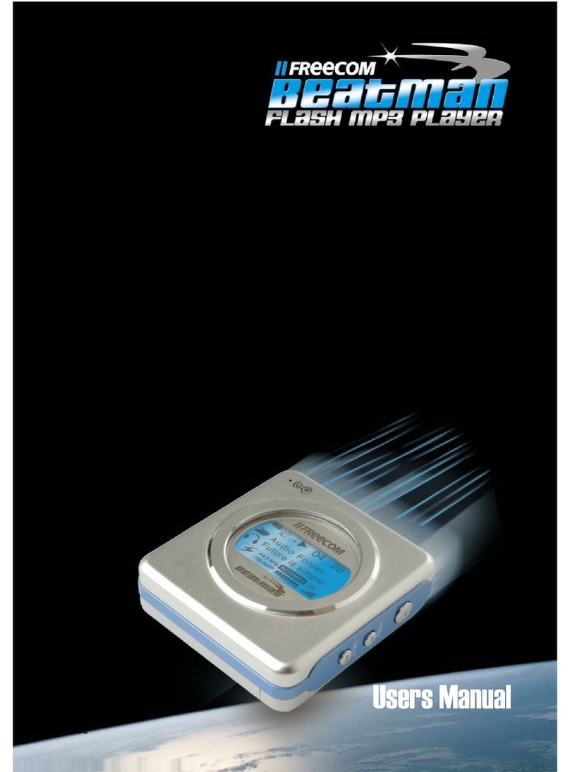 Freecom Flash MP3 Manuel utilisateur