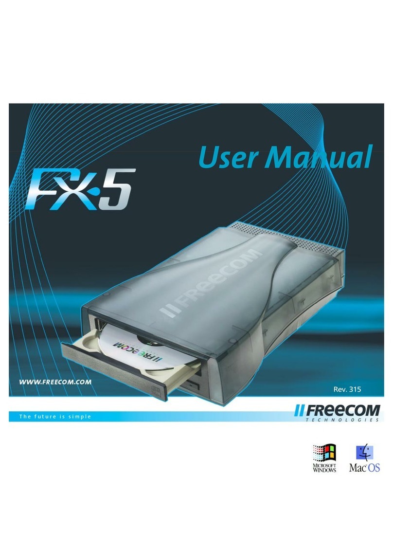 Freecom FX-5 Manuel utilisateur