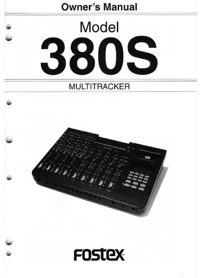 Fostex 380S Manuel utilisateur