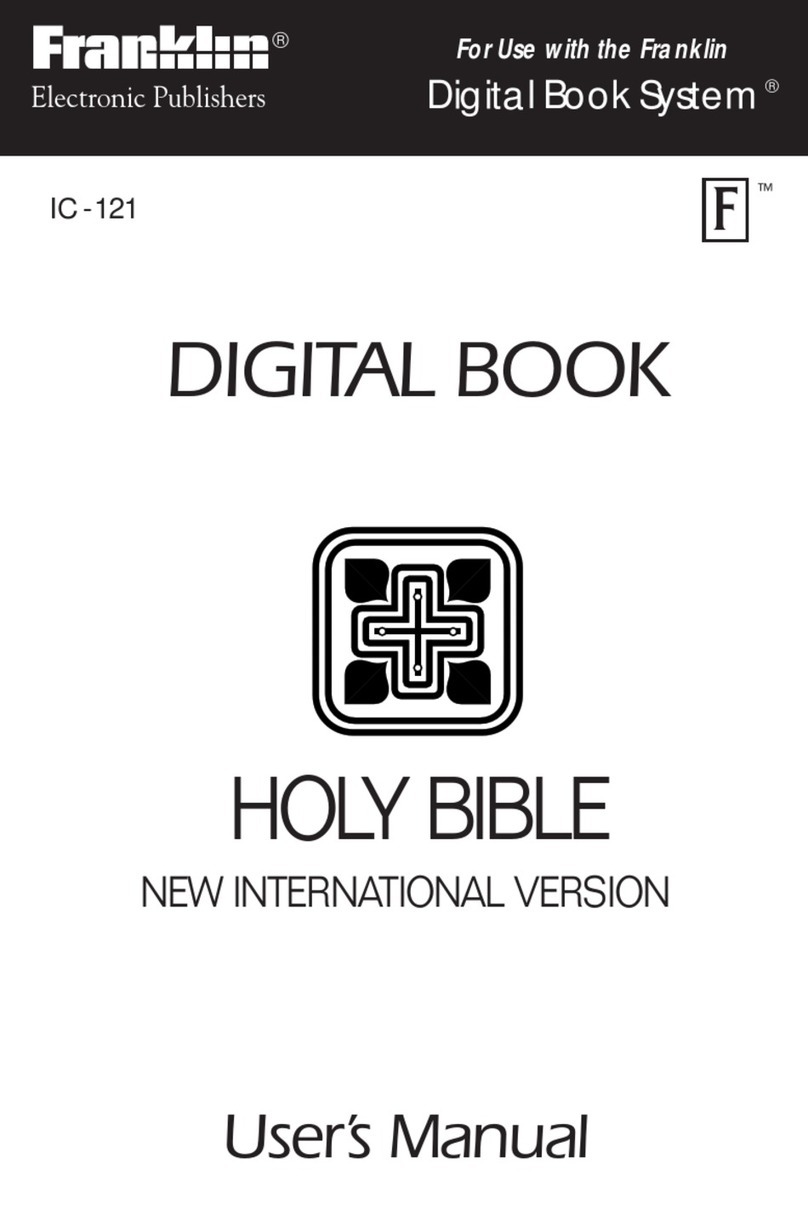 Franklin IC-121 Manuel utilisateur
