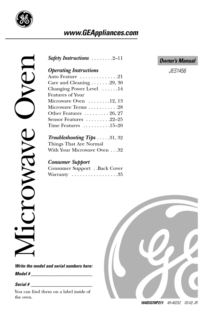 GE 164D3370P211 Manuel utilisateur