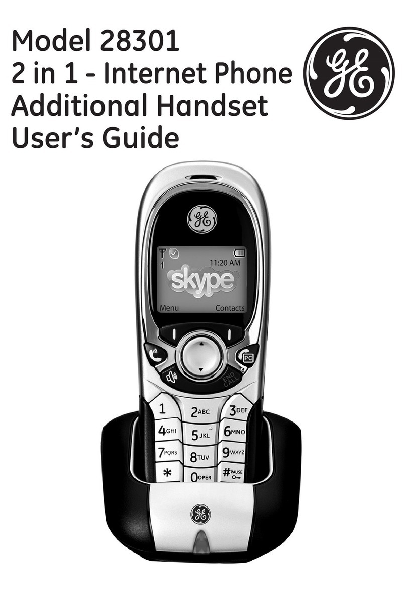 GE 28301 Manuel utilisateur