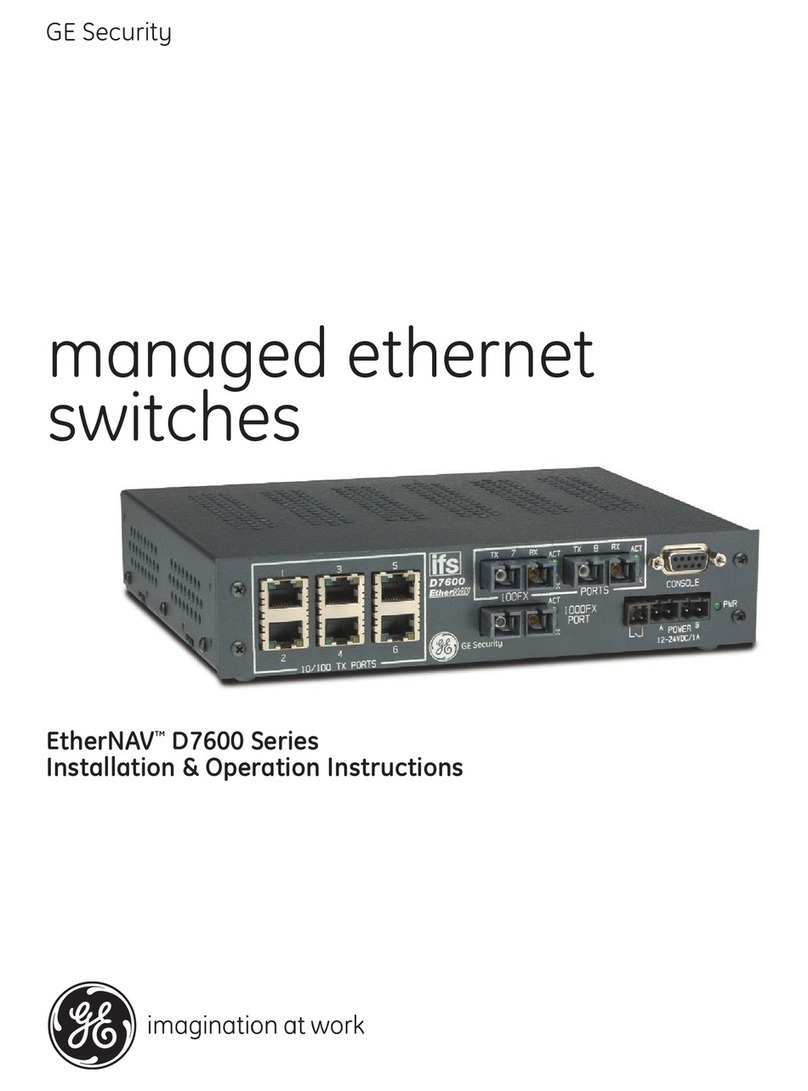 GE Security EtherNAV D7600 Series Manuel utilisateur