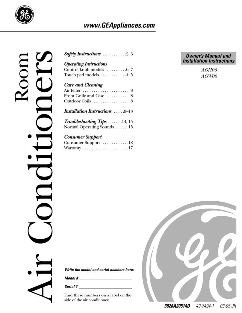 GE AGH06 Mode d'emploi GE AGH06 Mode d'emploi