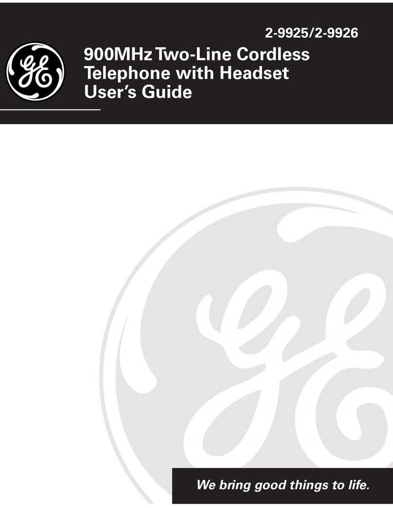GE 2-9926 Manuel utilisateur