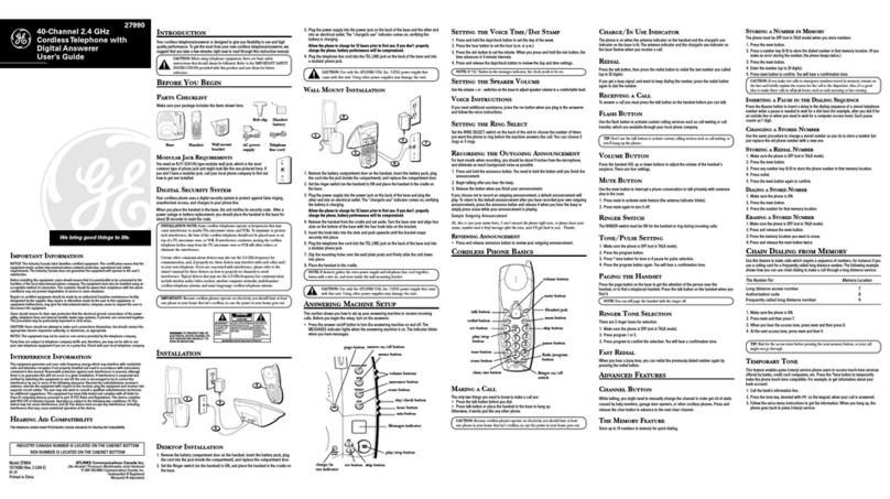 GE 27990 Manuel utilisateur