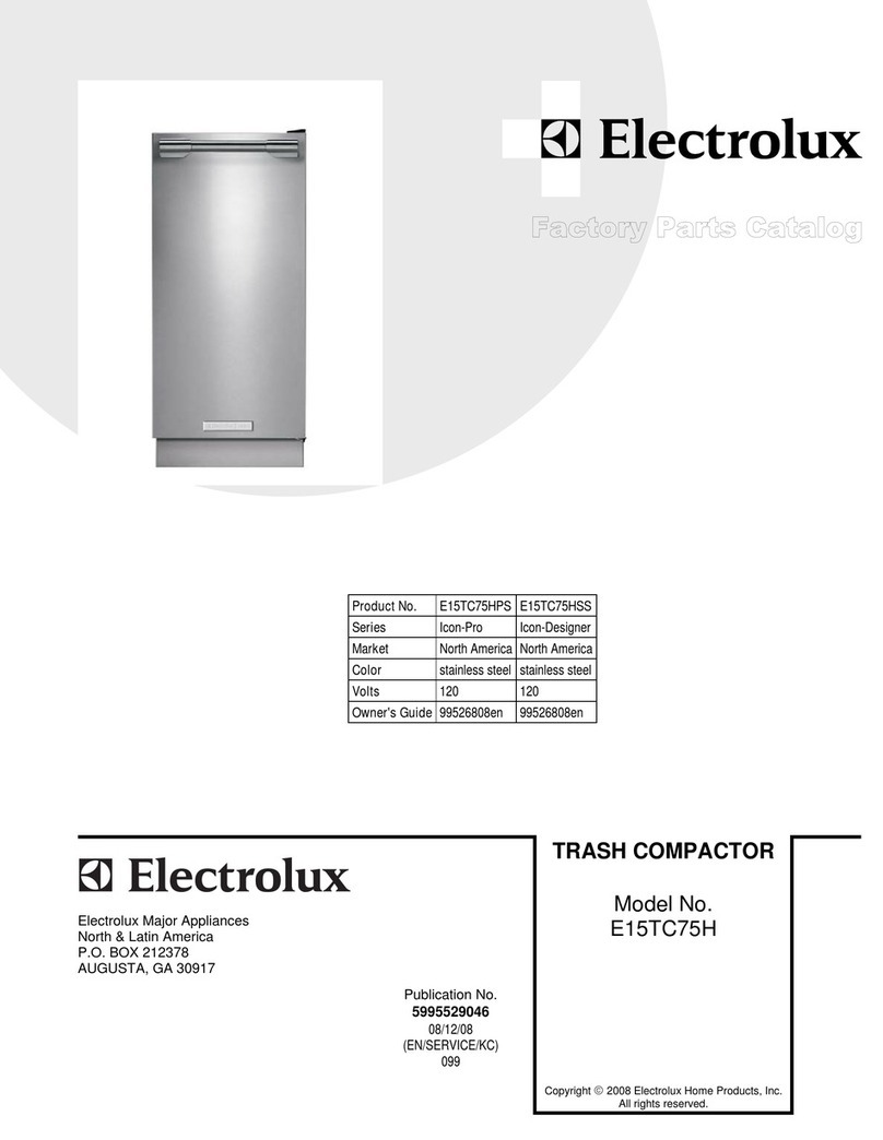 Electrolux E15TC75HSS - ICON Designer Manuel utilisateur