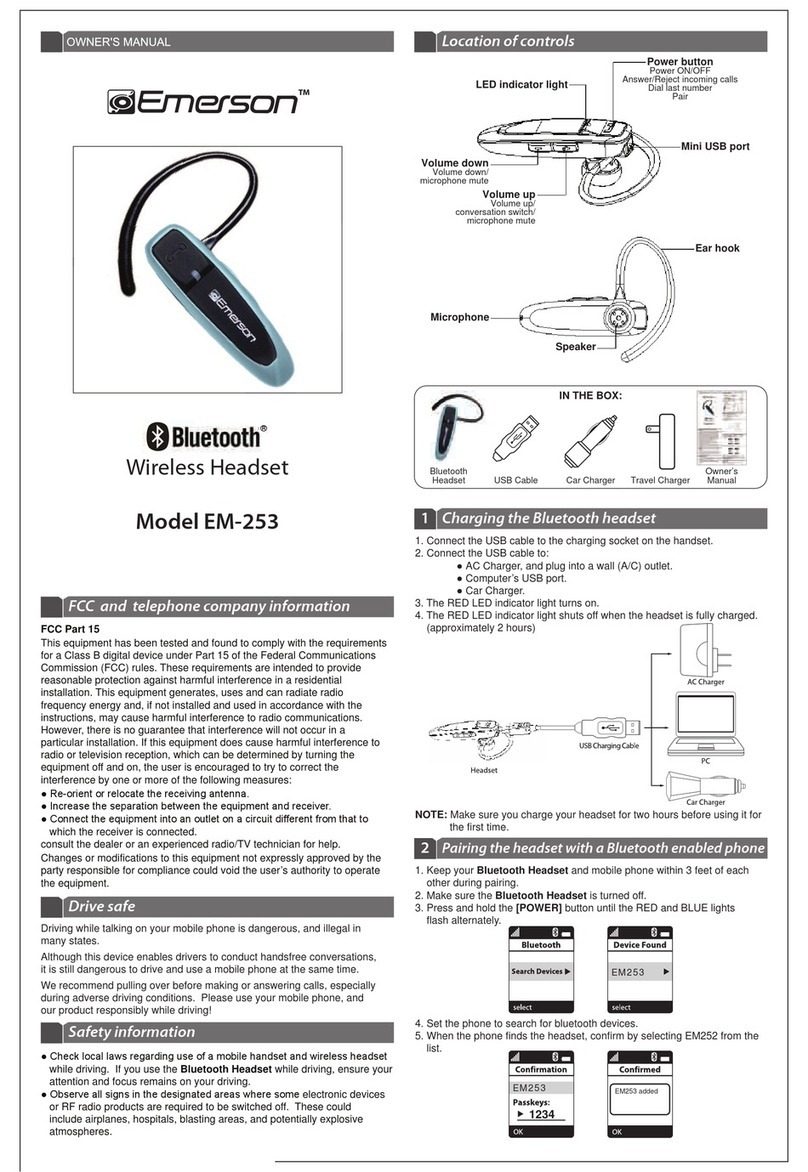 Emerson EM-253 Manuel utilisateur