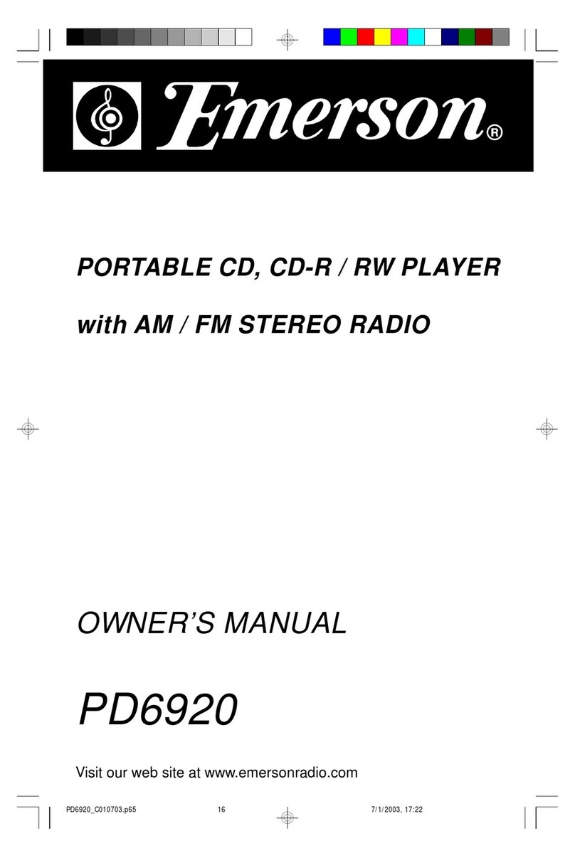 Emerson PD6920 Manuel utilisateur