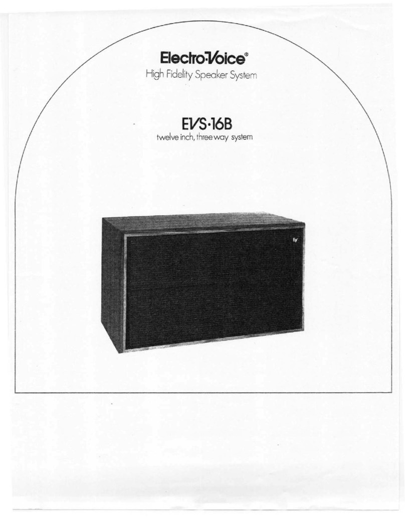 Electro-Voice EVS-16B Manuel utilisateur