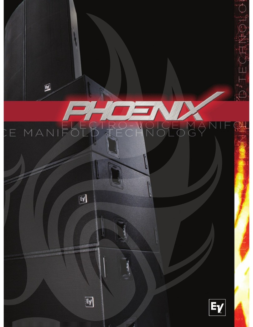 Electro-Voice Phoenix Manuel utilisateur