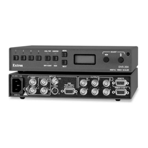 Extron electronics DVS 204 Manuel utilisateur