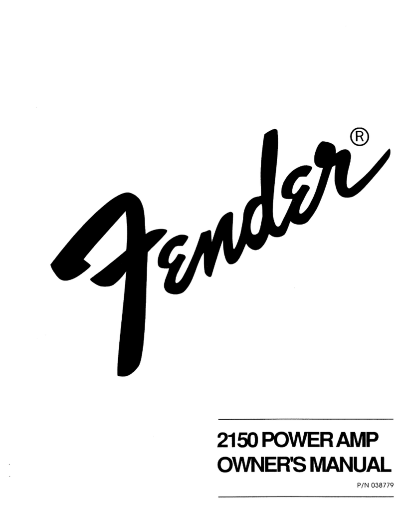 Fender 2150 Manuel utilisateur