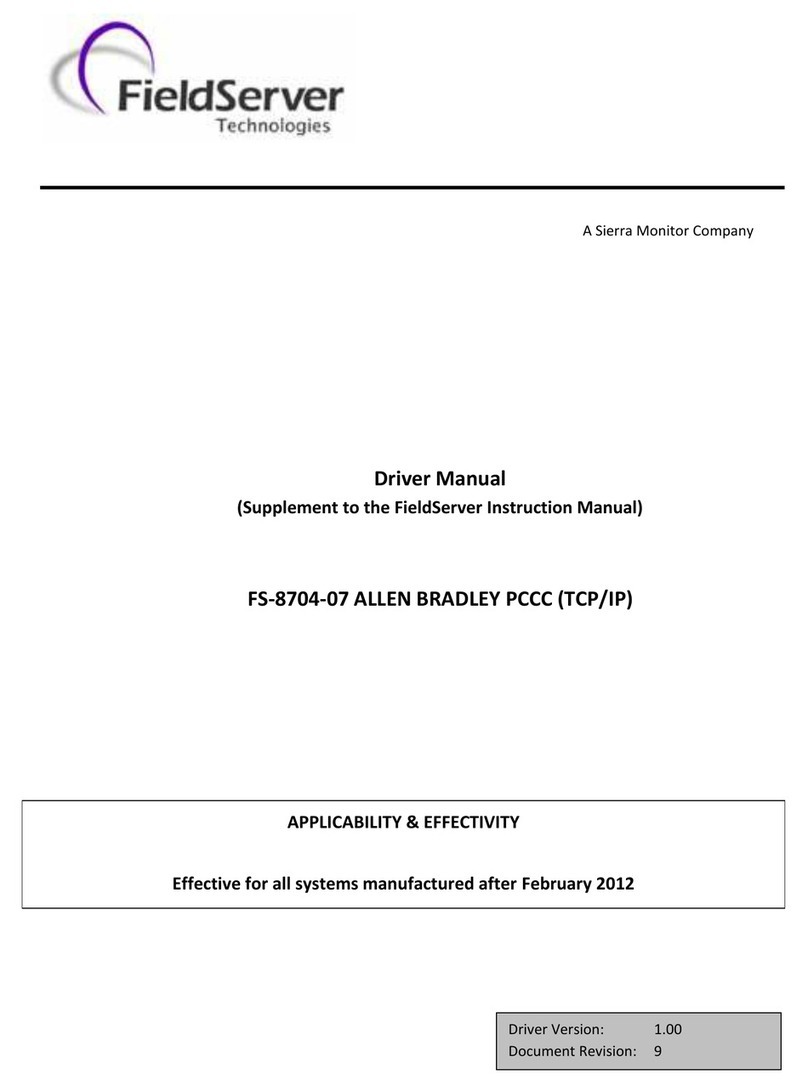 FieldServer FS-8704-07 Note de version