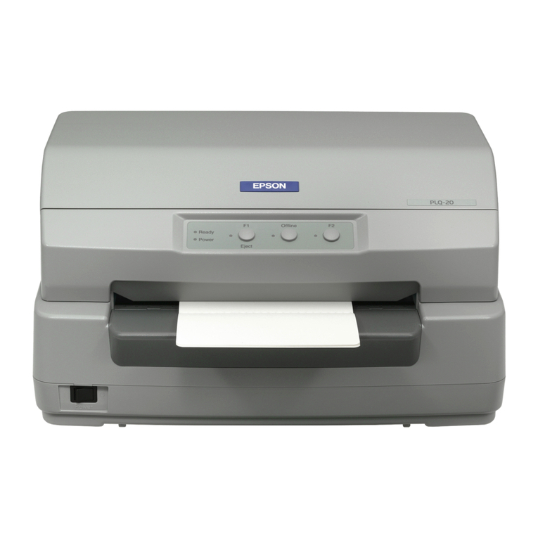 Epson PLQ-20 Manuel utilisateur