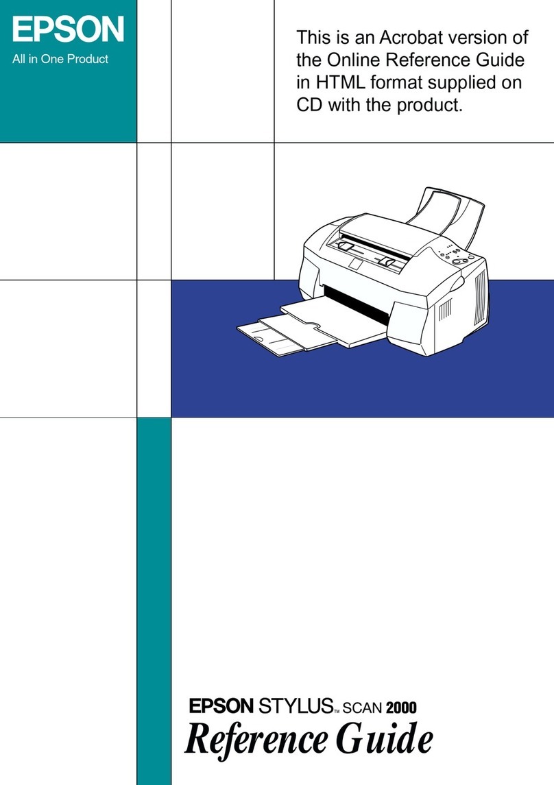 Epson Stylus Scan 2000 Manuel utilisateur