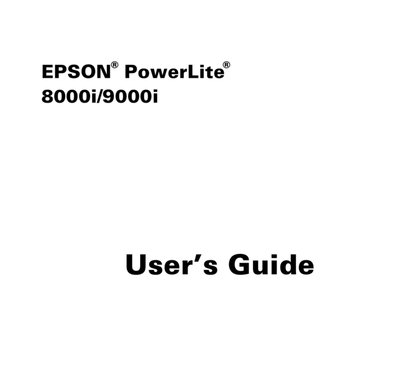 Epson PowerLite 8000i Manuel utilisateur