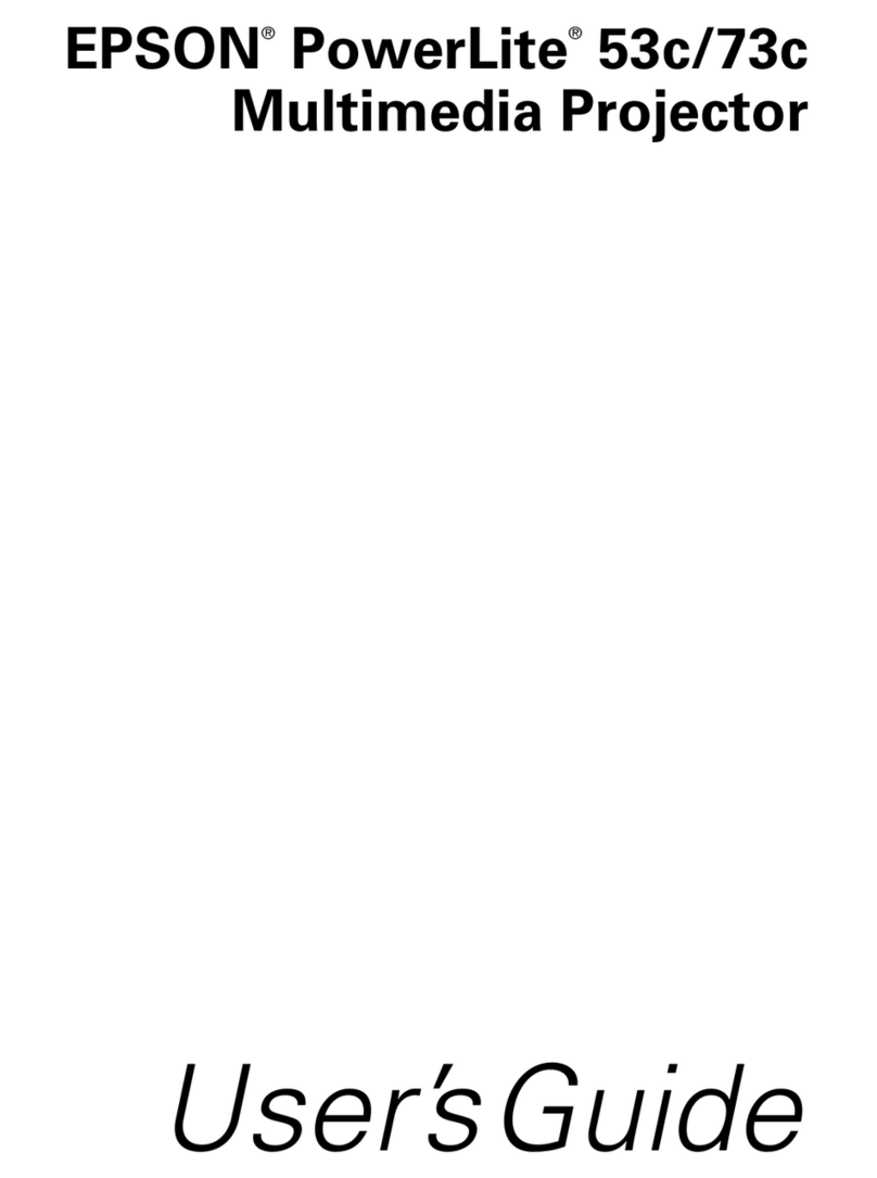 Epson PowerLite 53c Manuel utilisateur