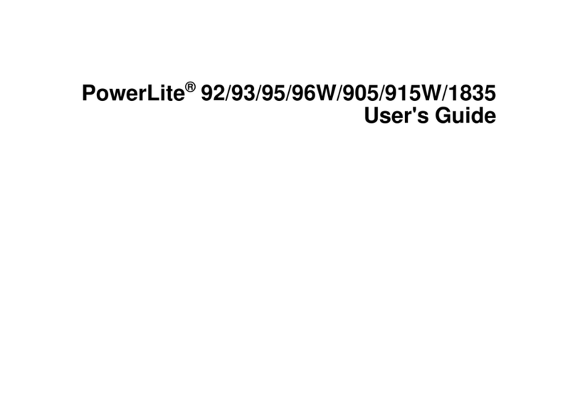 Epson PowerLite 1835 Manuel utilisateur