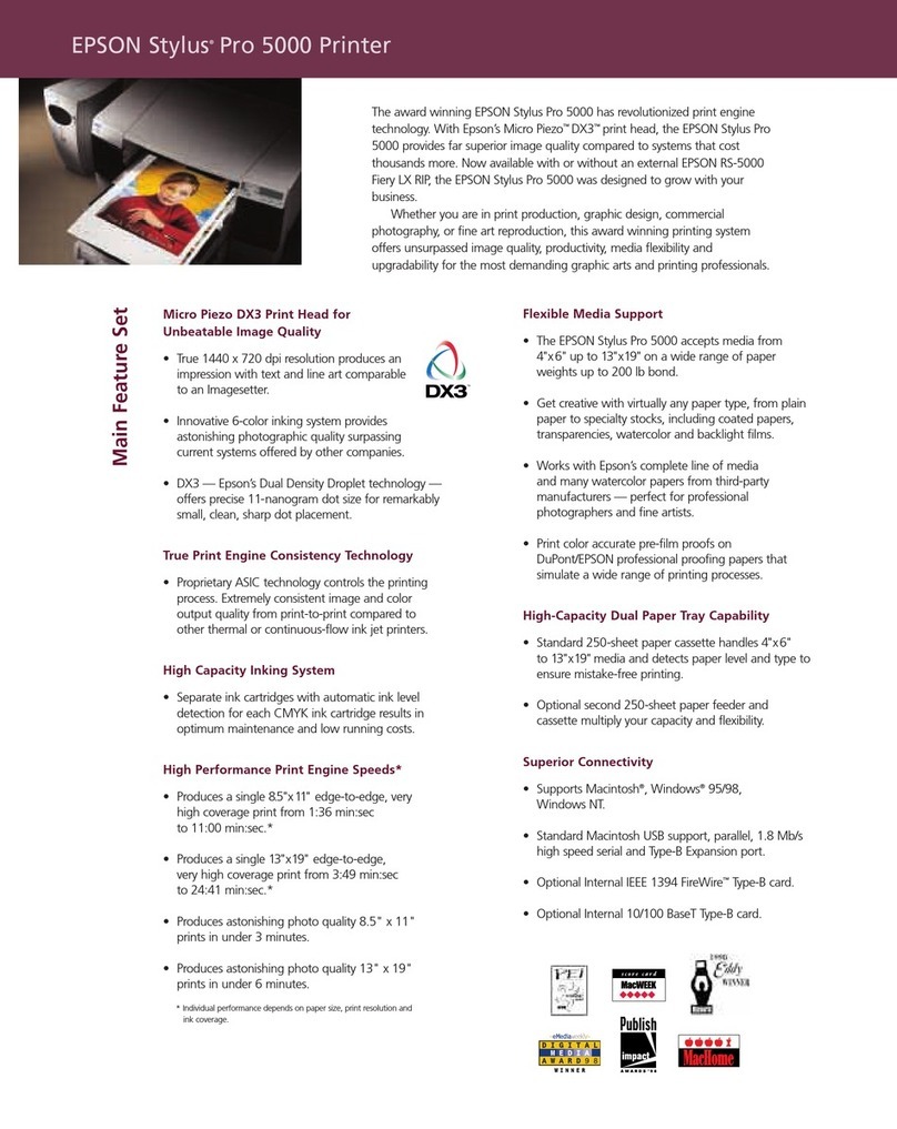 Epson PowerLite 5000 Manuel utilisateur