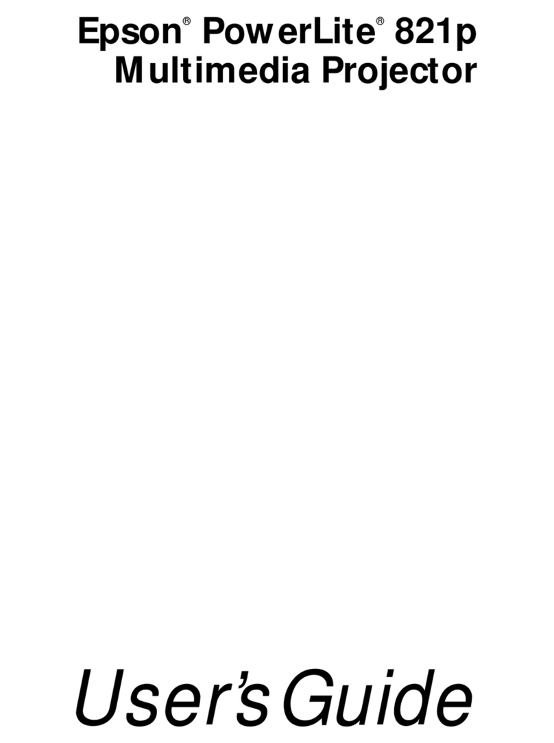 Epson EMP-821 Manuel utilisateur