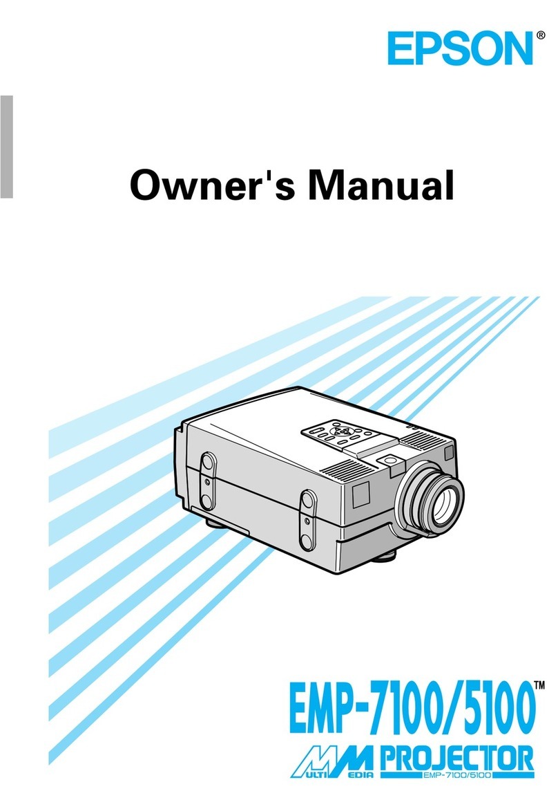 Epson EMP-7100 Manuel utilisateur Epson EMP-7100 Manuel utilisateur