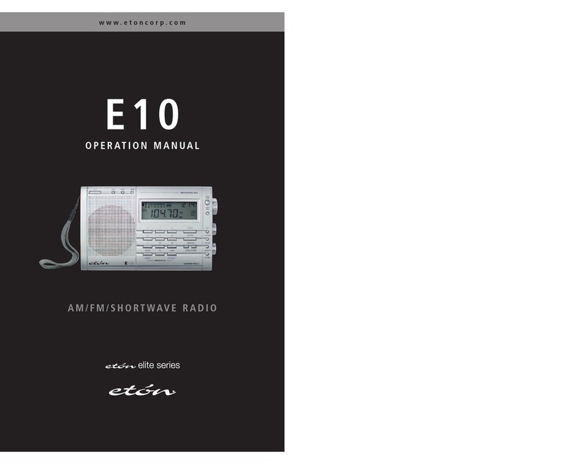 Eton Elite E10 Manuel utilisateur