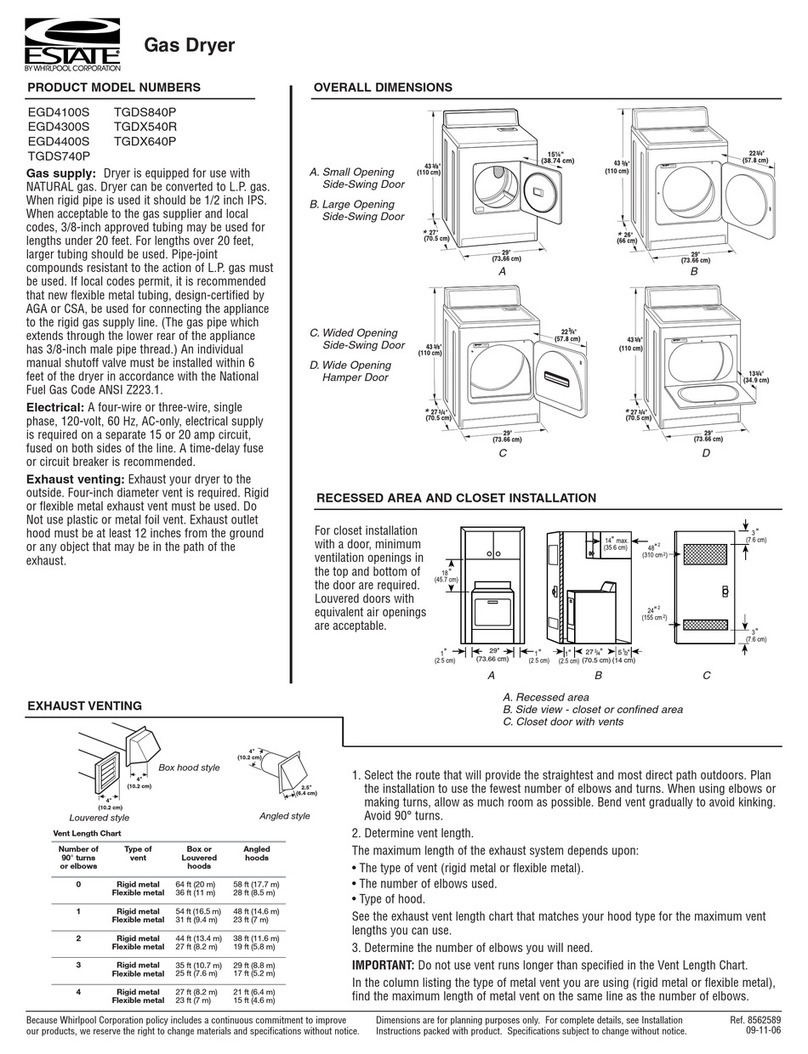 Estate EGD4100S Instructions d'utilisation