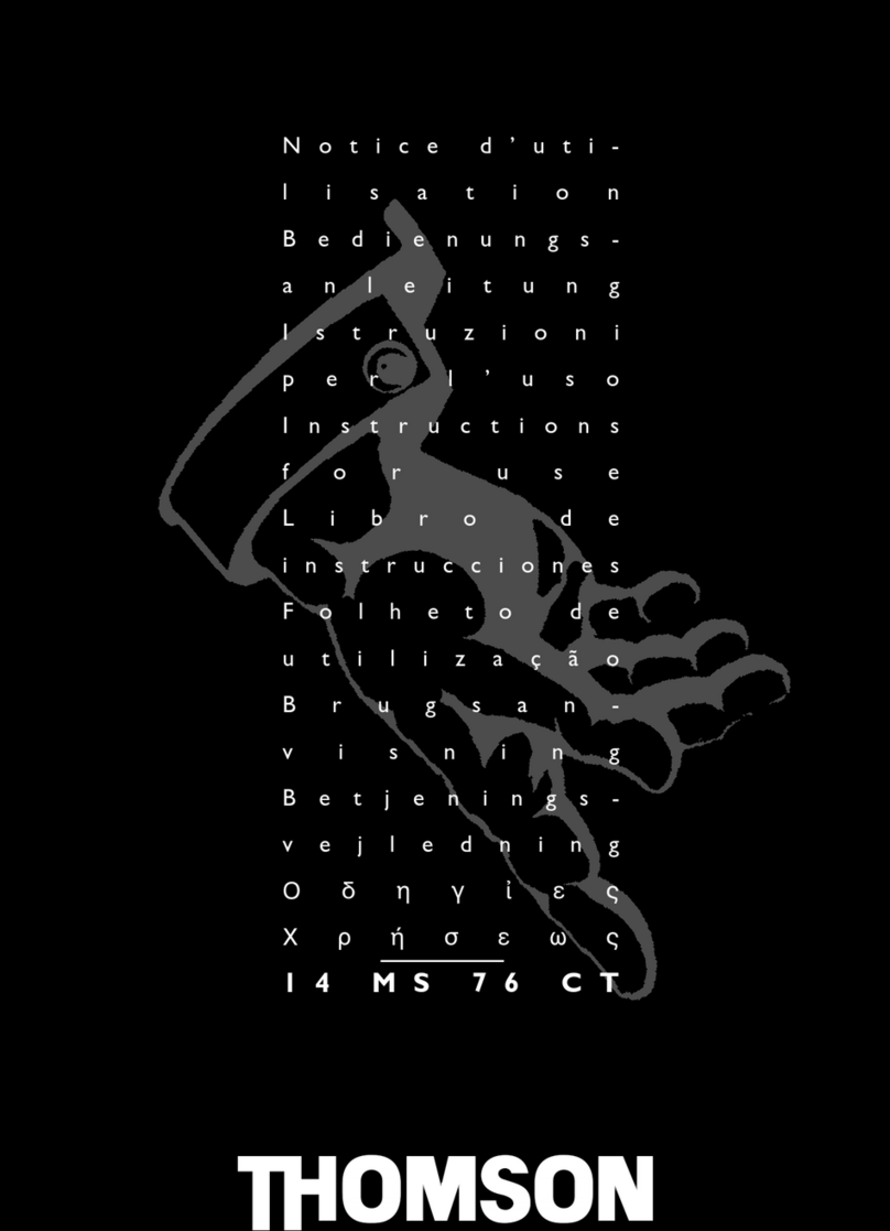 THOMSON 14MS76CT Manuel utilisateur