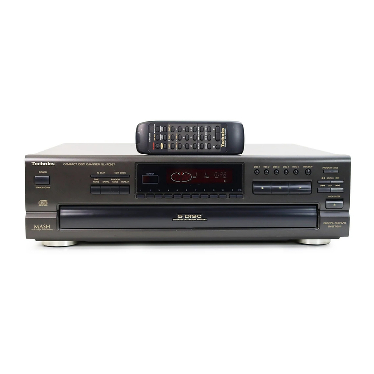 Technics sl-pd887 Manuel utilisateur