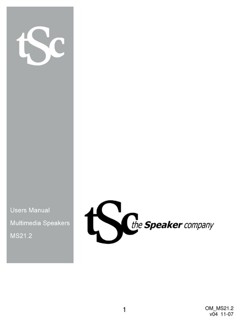 TSC OM_MS21.2 Manuel utilisateur TSC OM_MS21.2 Manuel utilisateur