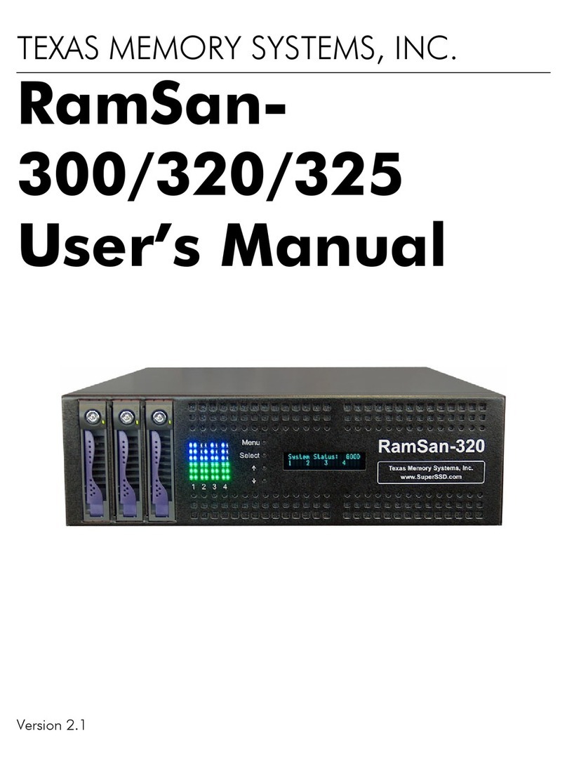 Texas Memory Systems 320 Manuel utilisateur